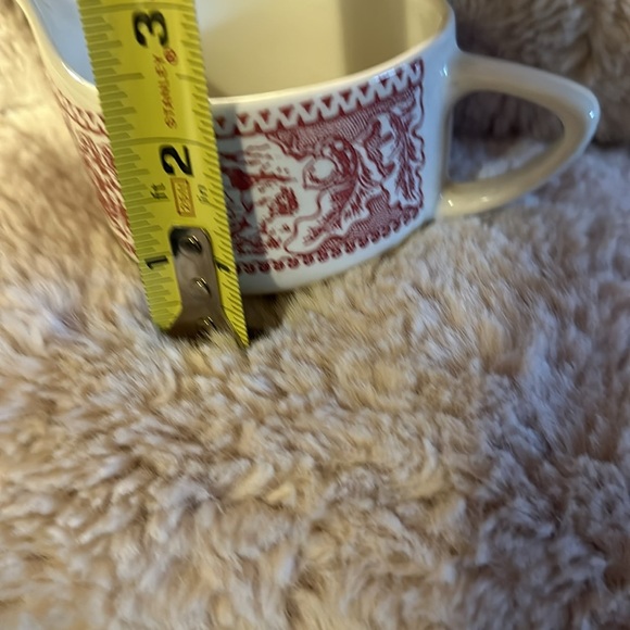 Early Americana Very Collectible Creamer Harvest Design Red/White - Picture 5 of 5